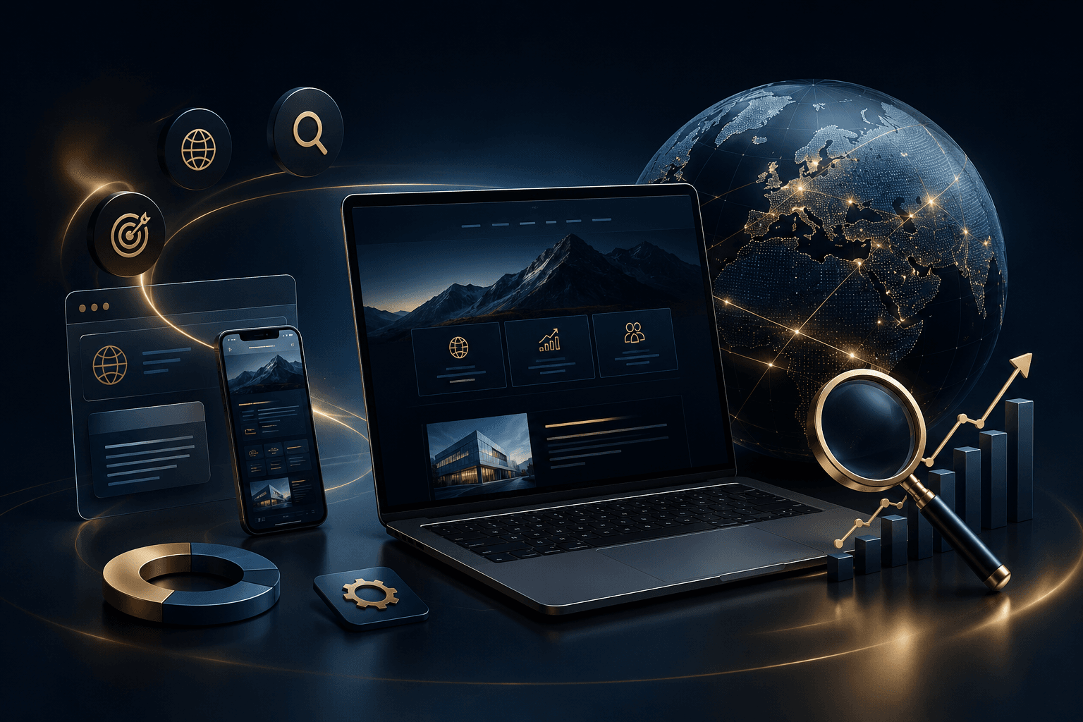Presencia digital y posicionamiento internacional para empresas B2B